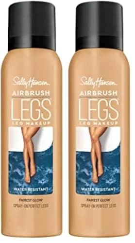 Sally Hansen Airbrush Legs Spray-On Self-Tanner, Fairest Glow - 4.4 Oz, Pack of 2 thumbnail 1