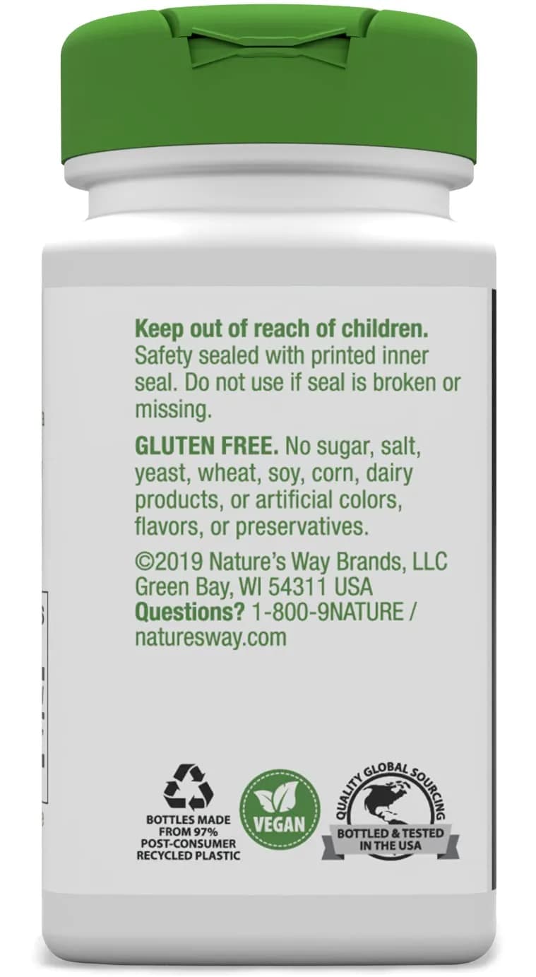Nature's Way Black Cohosh Root Herbal Supplement 540 mg Vegan Capsules (200 Count) | Traditional Women's Health Support - view 7