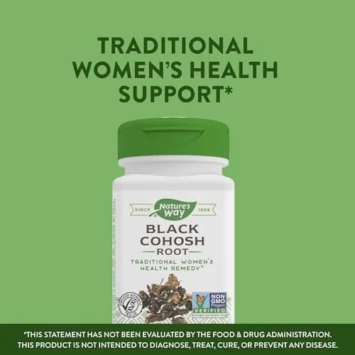 Nature's Way Black Cohosh Root Herbal Supplement 540 mg Vegan Capsules (200 Count) | Traditional Women's Health Support thumbnail 3