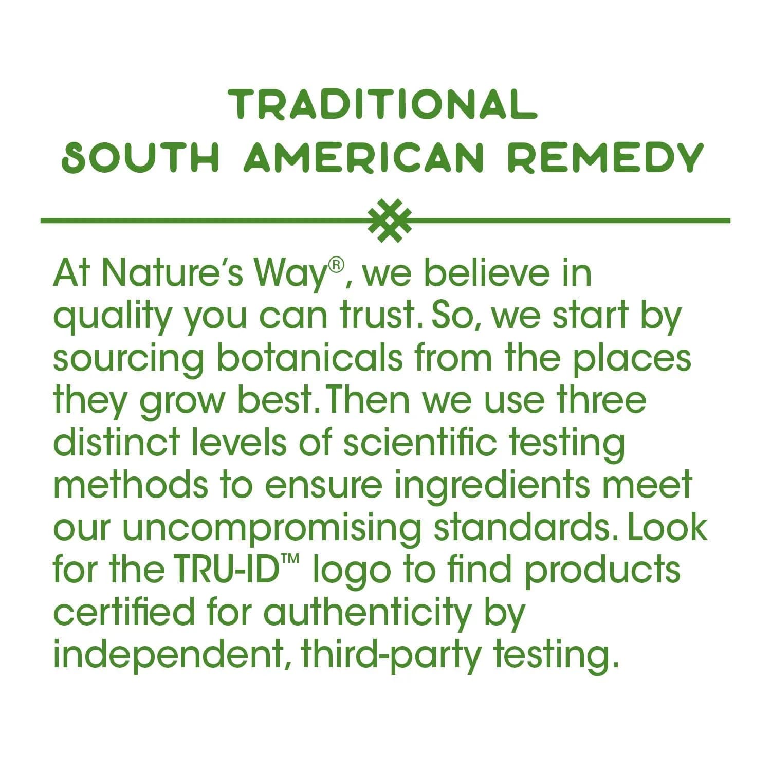 Nature's Way Premium Herbal Pau d'Arco Inner Bark 360 Capsules (180 Count Pack of 2) | Traditional South American Herb - view 7