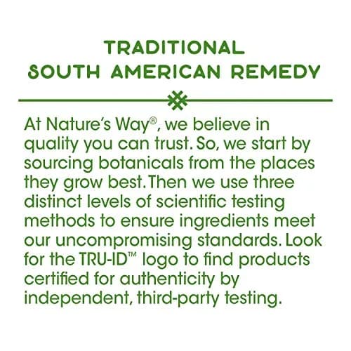 Nature's Way Premium Herbal Pau d'Arco Inner Bark 360 Capsules (180 Count Pack of 2) | Traditional South American Herb thumbnail 7