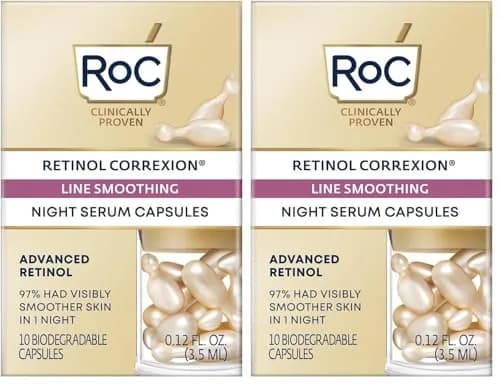 RoC Retinol Correxion Line Smoothing Night Serum Capsules 7ml (0.24 Fl Oz) | Daily Anti-Aging Treatment thumbnail 1