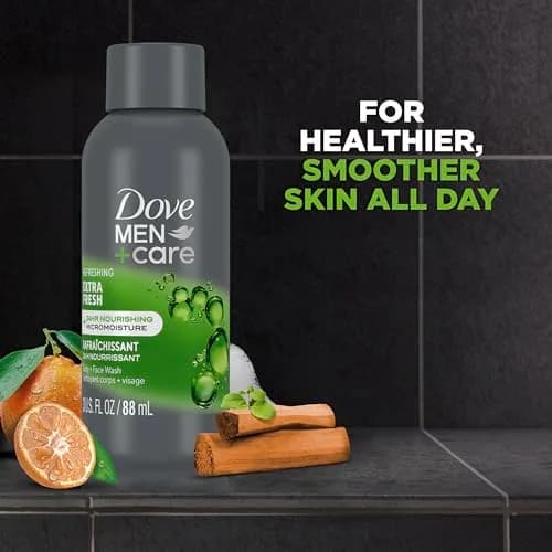 DOVE MEN + CARE Extra Fresh Body Wash 255ml (3 x 3 Fl Oz) | Hydrates Skin All Day thumbnail 2