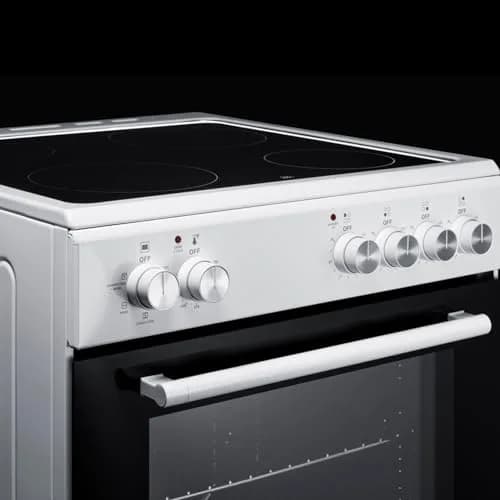 Summit 20” Electric Range, 1.87 cu.ft. ADA Compliant, White | Compact European-Made Kitchen Appliance thumbnail 8