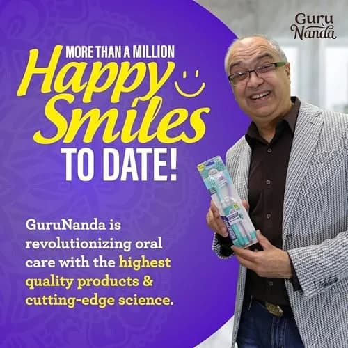 GuruNanda Butter on Gums Toothbrush 2 Ct (Pack of 2) | ADA Accepted Ultra Soft Bristles for Sensitive Gums thumbnail 7
