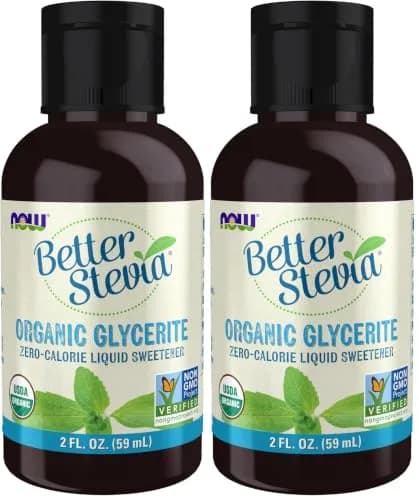 NOW Foods Better Stevia Liquid Glycerite Zero-Calorie Sweetener 118ml (4 Fl Oz) | Certified Non-GMO Low Glycemic thumbnail 1