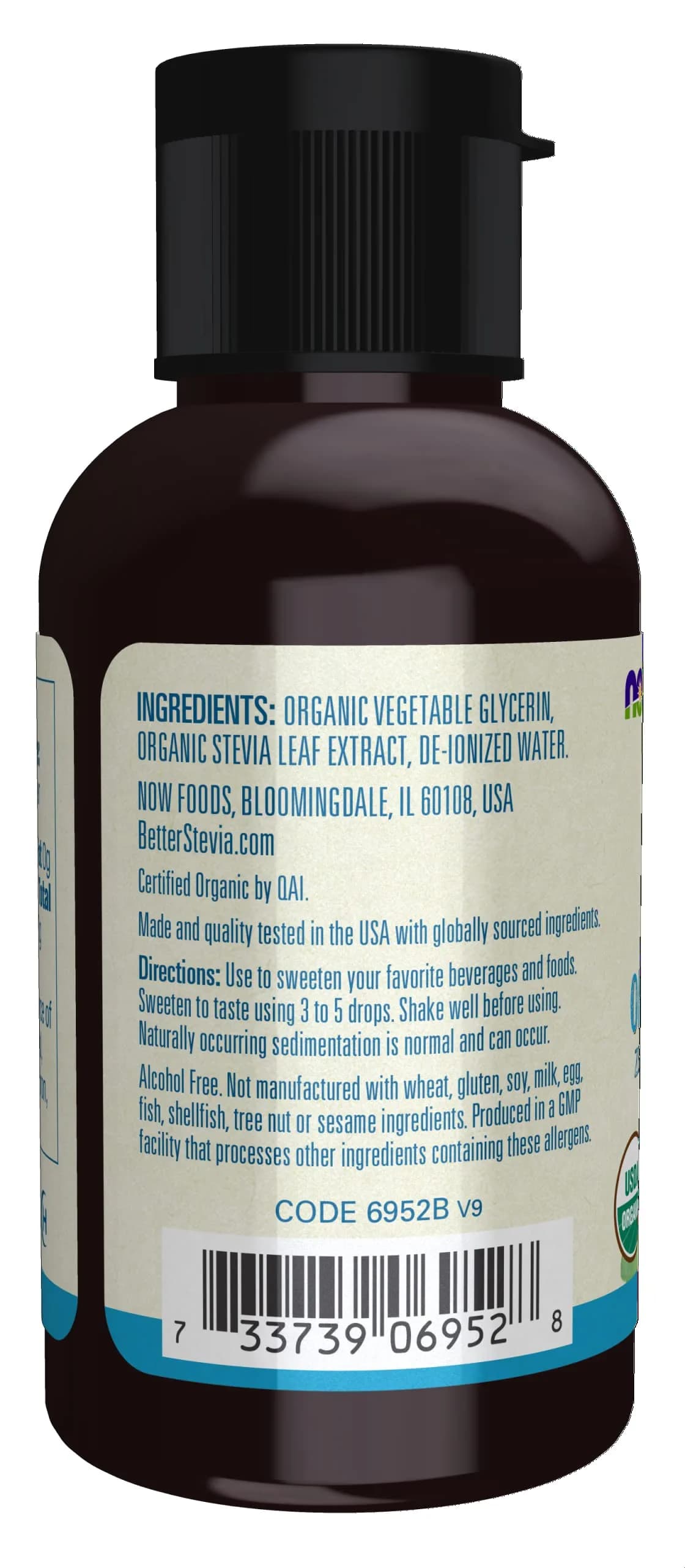 NOW Foods Better Stevia Liquid Glycerite Zero-Calorie Sweetener 118ml (4 Fl Oz) | Certified Non-GMO Low Glycemic - view 3