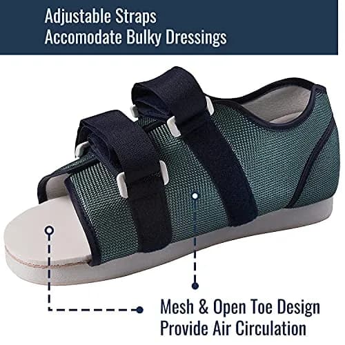 DMI Post Op Shoe Surgical Walking Boot Lightweight Men 9-11 | Support for Foot & Toe Injuries thumbnail 3