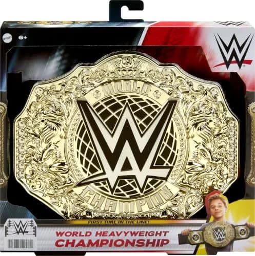 Mattel WWE World Heavyweight Championship Role Play Title Belt for Kids | 1 Size thumbnail 5