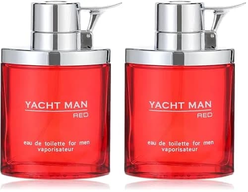 Myrurgia Yacht Man Red Eau De Toilette Spray for Men, 200ml (6.8 Fl Oz) | Masculine Fruity Fragrance thumbnail 1