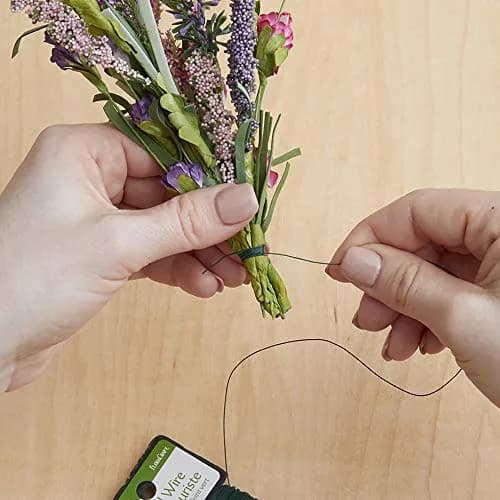 FloraCraft Green Floral Wire 270 ft (Pack of 4) | 26 Gauge Carbon Steel for Crafts thumbnail 3