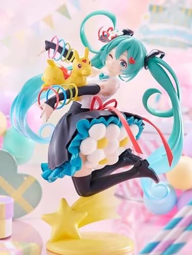 Taito Hatsune Miku x Rody AMP+ Action Figure (8 inches) | Anime Vocaloid Collectible thumbnail 1