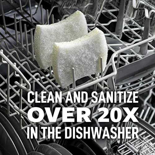 Scotch-Brite Greener Clean Non-Scratch Scrub Sponge 6-Pack | Sustainable Materials, Dishwasher Safe thumbnail 5