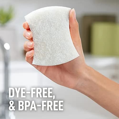 Scotch-Brite Greener Clean Non-Scratch Scrub Sponge 6-Pack | Sustainable Materials, Dishwasher Safe thumbnail 3