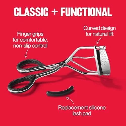 Revlon Natural Curl Lash Curler | Creates a Natural Lash Lift, Non Slip Finger Grip, Easy to Use (Pack of 2) thumbnail 6