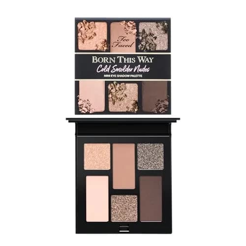 Too Faced Born This Way Natural Nudes Mini Eye Shadow Palette 0.2oz | Creamy, High Pigment Matte + Shimmer Shades thumbnail 1
