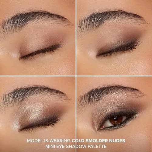 Too Faced Born This Way Natural Nudes Mini Eye Shadow Palette 0.2oz | Creamy, High Pigment Matte + Shimmer Shades thumbnail 4