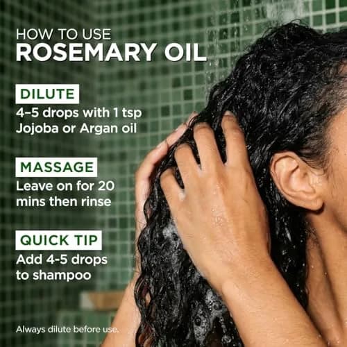 Gya Labs Pure Rosemary Essential Oil 118ml (4 Fl Oz) | Supports Fuller-Looking Hair & Scalp Wellness thumbnail 4