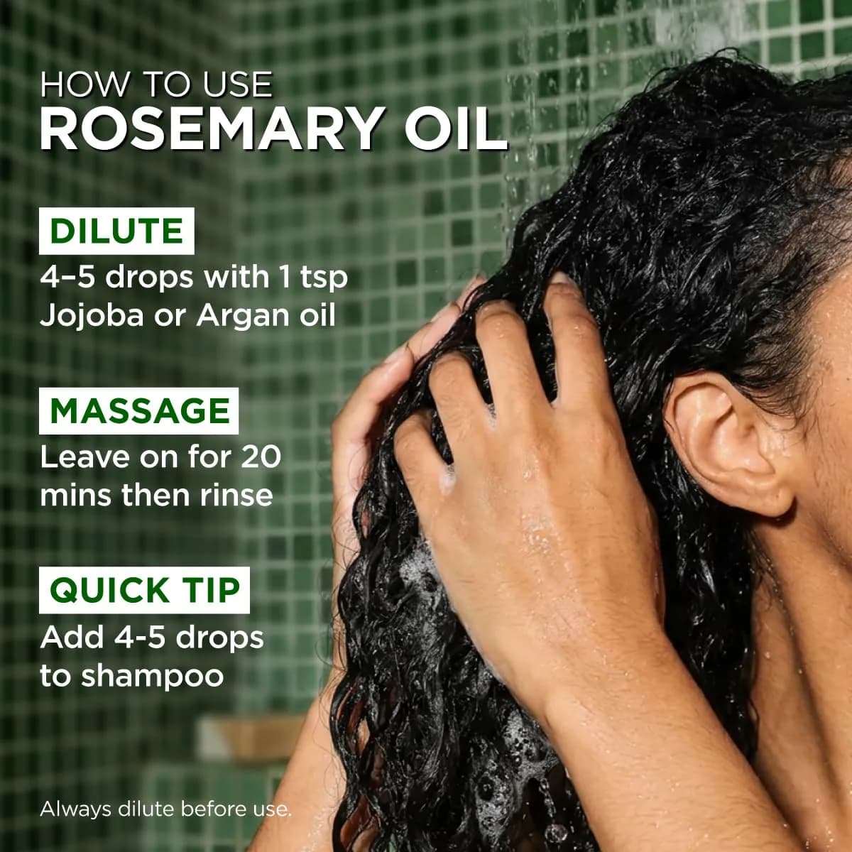 Gya Labs Pure Rosemary Essential Oil 118ml (4 Fl Oz) | Supports Fuller-Looking Hair & Scalp Wellness - view 4