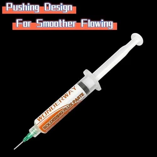 wonderway Sn63/Pb37 T4 Tin Lead Solder Paste 30g & Lead-Free Solder Flux 10cc | No Clean, Strong Viscosity thumbnail 5