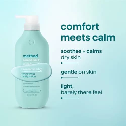 method Coco Twist Body Lotion 414ml (14 fl oz) | 24hr Moisture with Shea Butter & Hyaluronic Acid thumbnail 6
