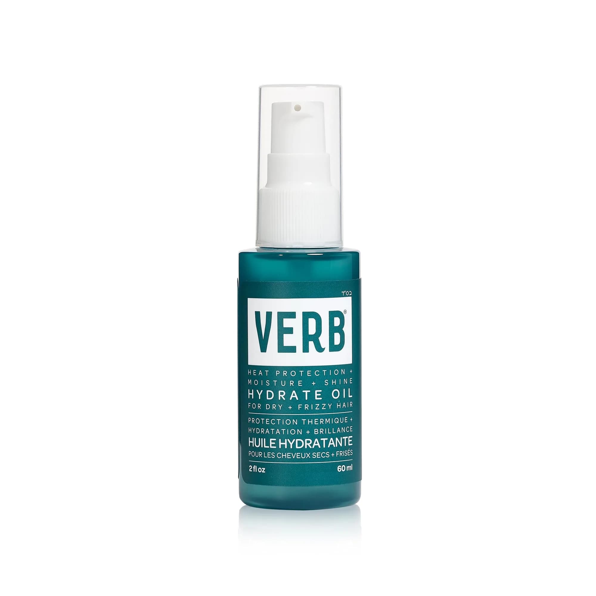 VERB Hydrate Oil 2 oz | Moisture & Frizz-Free Heat Protection for Dry Hair