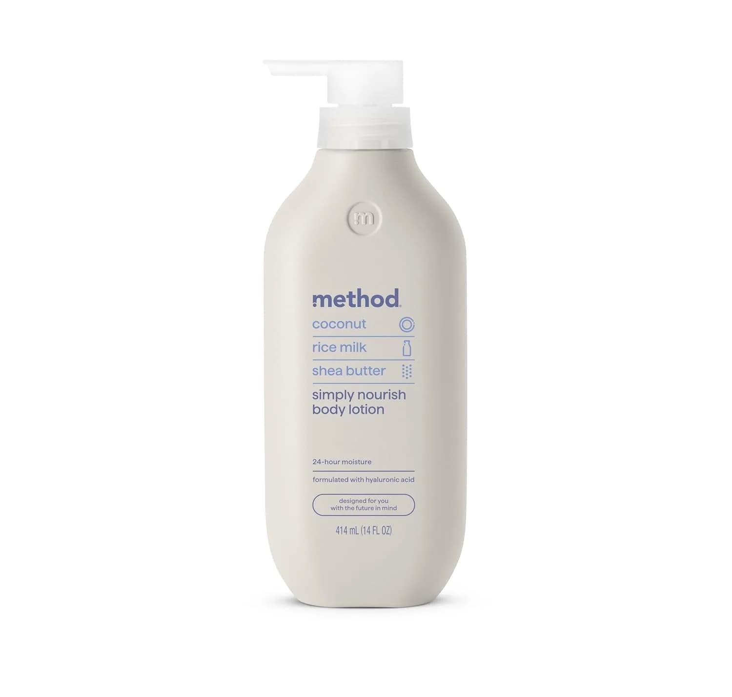 method Simply Nourish Body Lotion 414ml (14 fl oz) | 24hr Moisture with Hyaluronic Acid & Shea Butter - main product image