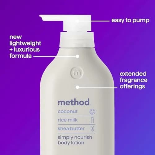 method Simply Nourish Body Lotion 414ml (14 fl oz) | 24hr Moisture with Hyaluronic Acid & Shea Butter thumbnail 3
