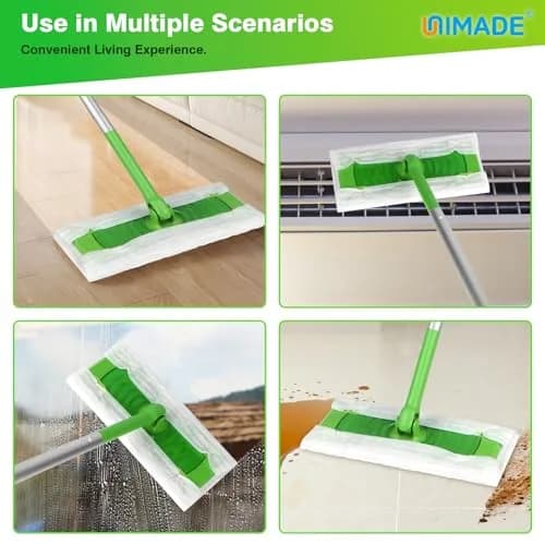 UNIMADE Dry Sweeping Cloths 180 Count Mop Refills | Compatible with Swiffer Sweepers for Dry Dust & Hair thumbnail 5