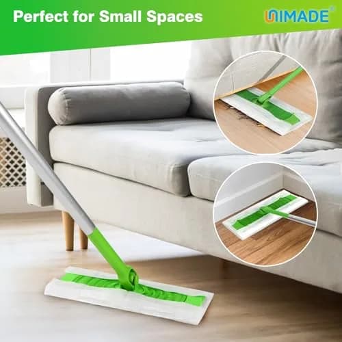 UNIMADE Dry Sweeping Cloths 180 Count Mop Refills | Compatible with Swiffer Sweepers for Dry Dust & Hair thumbnail 6