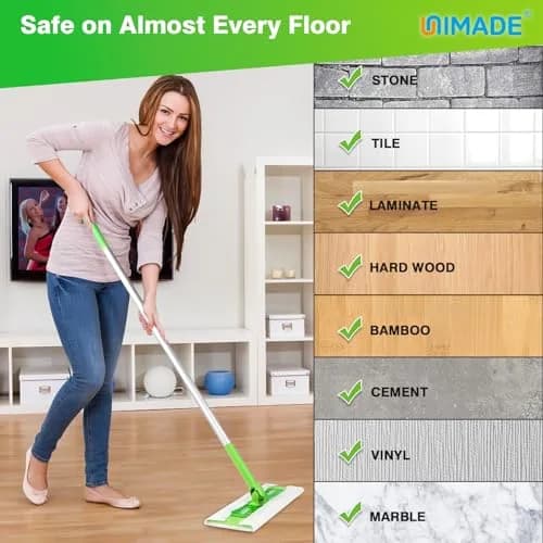 UNIMADE Dry Sweeping Cloths 180 Count Mop Refills | Compatible with Swiffer Sweepers for Dry Dust & Hair thumbnail 7