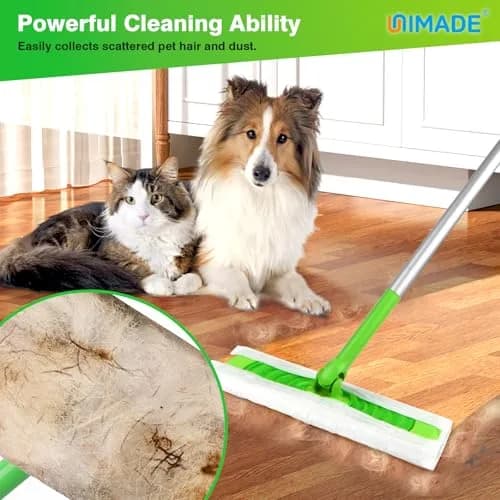 UNIMADE Dry Sweeping Cloths 180 Count Mop Refills | Compatible with Swiffer Sweepers for Dry Dust & Hair thumbnail 2