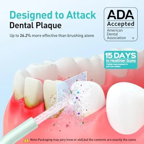 COSLUS C20 Water Dental Flosser 300ml (10.14 Fl Oz) | ADA Accepted Oral Irrigator for Healthier Gums thumbnail 2