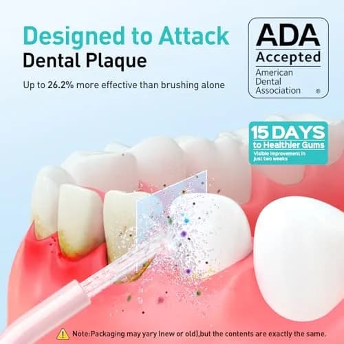 COSLUS C20 Water Dental Flosser 300ml (10.14 Fl Oz) | ADA Accepted for Healthier Gums thumbnail 2