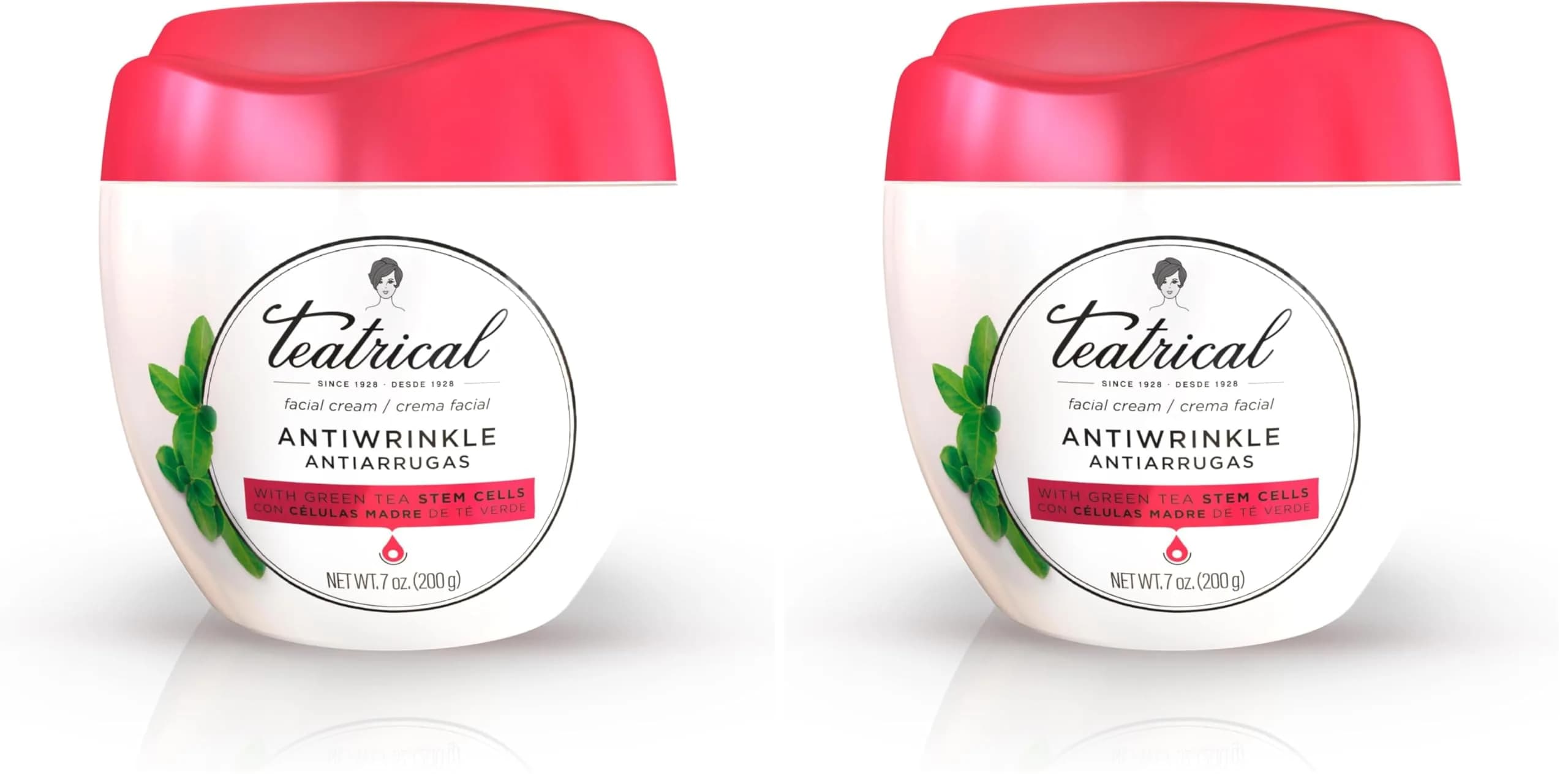 TEATRICAL Anti Wrinkle Face Cream 7 oz | Green Tea Stem Cells for Youthful Skin