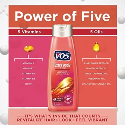 VO5 Extra Body Volumizing Shampoo - 740ml (25 Fl Oz) - Pack of 2 | Rosemary Scented Hair Care thumbnail 4