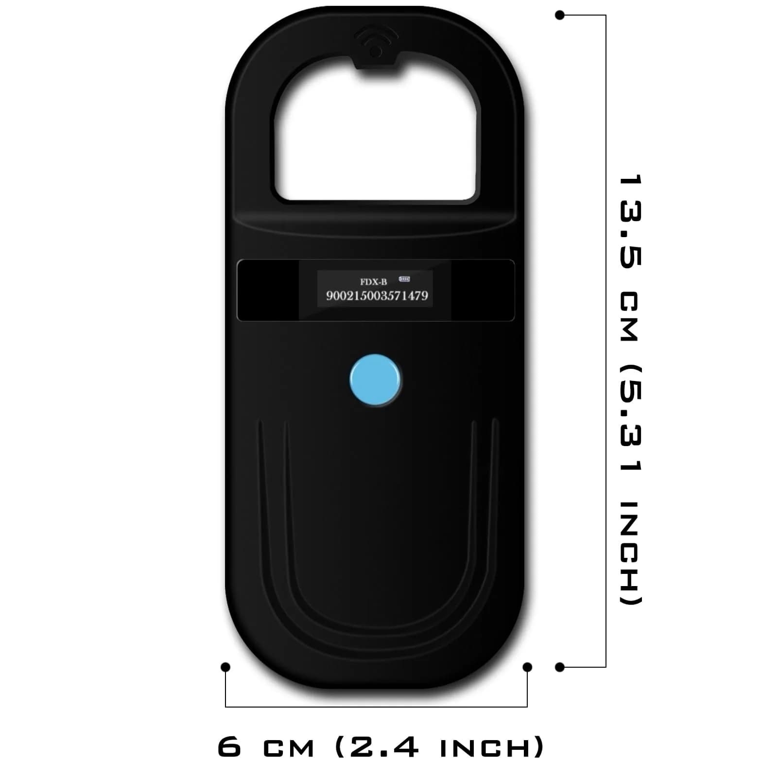 Smoostart Microchip Scanner FDX-B/EMID Compatible, 1000 Records USB Upload | Reads 15-Digit FDX-B & 10-Digit EMID Pet Chips - view 7