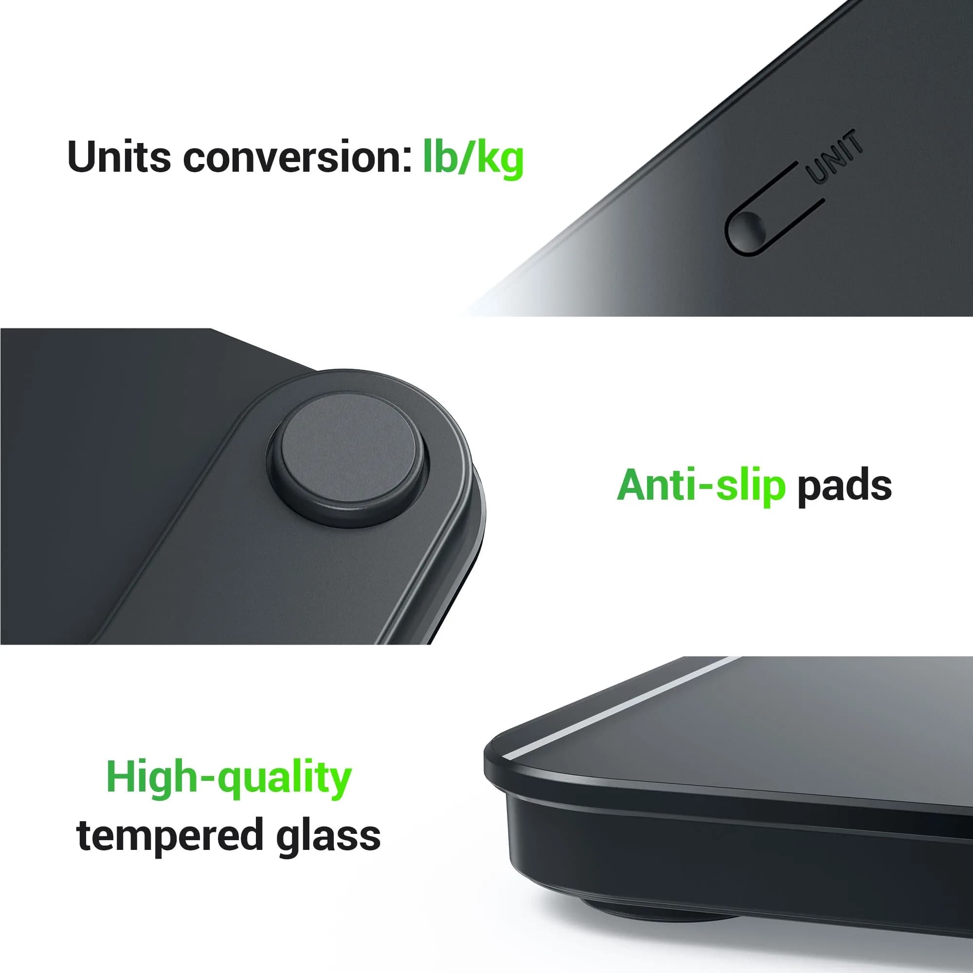 Ovutek Digital Body Weight Scale 25.9 cm (10.2 in) | FDA Approved, 180 kg Capacity - view 5