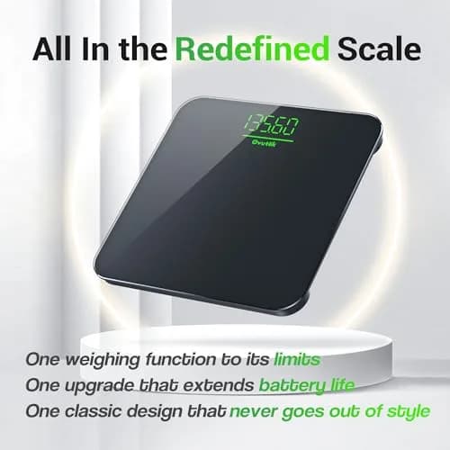 Ovutek Digital Body Weight Scale 25.9 cm (10.2 in) | FDA Approved, 180 kg Capacity thumbnail 7