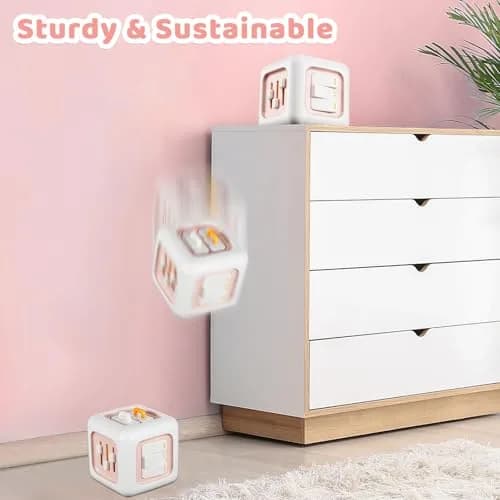 SOCBTNSO Montessori Busy Cube Travel Toy for Toddlers | 6-in-1 Sensory & Cognitive Development thumbnail 4