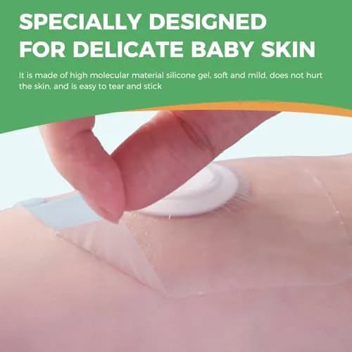 GRLEAYIE Baby Belly Navel Patches 8x8cm | Skin-Friendly, Breathable & Waterproof for Newborns thumbnail 8