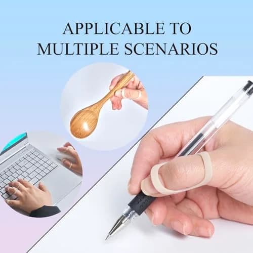 UAKIKAU Oval Finger Splint 6 pcs, Sizes 8 & 9 (3 of each) | Support for Arthritis, Trigger Finger, Mallet Finger thumbnail 3