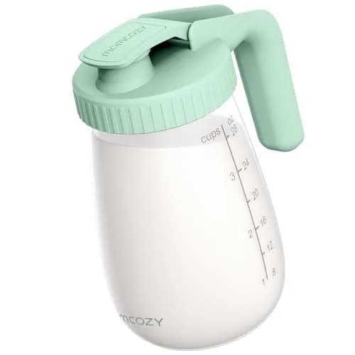 Momcozy Glass Breast Milk Pitcher 946ml (32oz) | Heat-Resistant, Leak-Proof, BPA-Free thumbnail 1