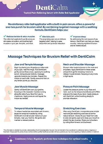 nfuse DentiCalm Soothing Pain Relief for Teeth Grinding & Jaw Clenching 0.47 OZ | Targeted Facial Tension Relief thumbnail 8