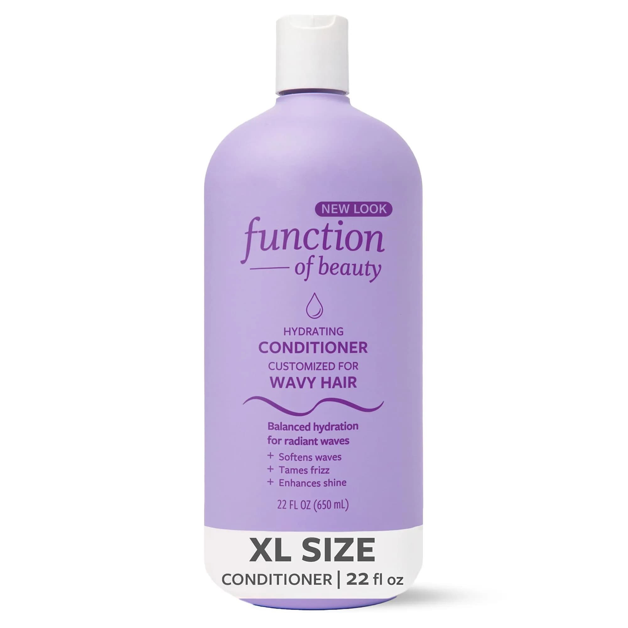 Function of Beauty Curly Hair Conditioner – Frizz Control, 22 oz | Nourish & Define Natural Curls — Off White / 22 Fl Oz