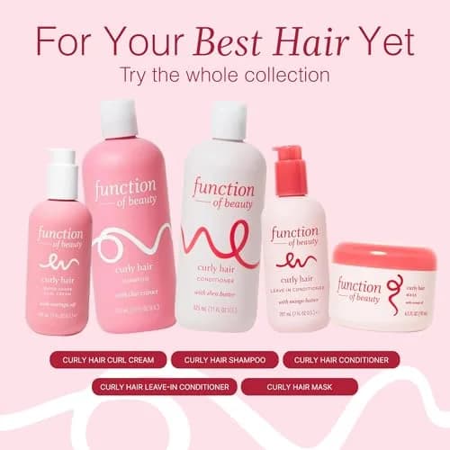 Function of Beauty Curly Hair Conditioner – Frizz Control, 22 oz | Nourish & Define Natural Curls thumbnail 6