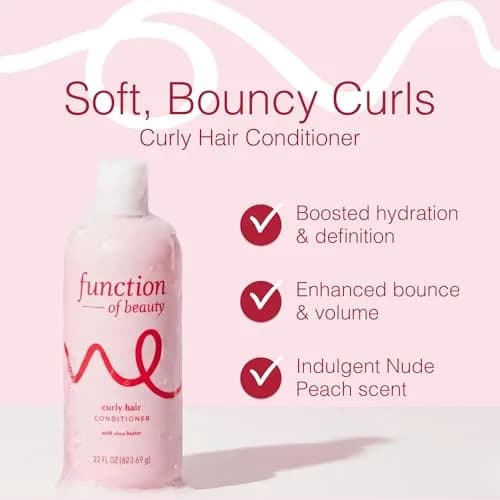 Function of Beauty Curly Hair Conditioner – Frizz Control, 22 oz | Nourish & Define Natural Curls thumbnail 2