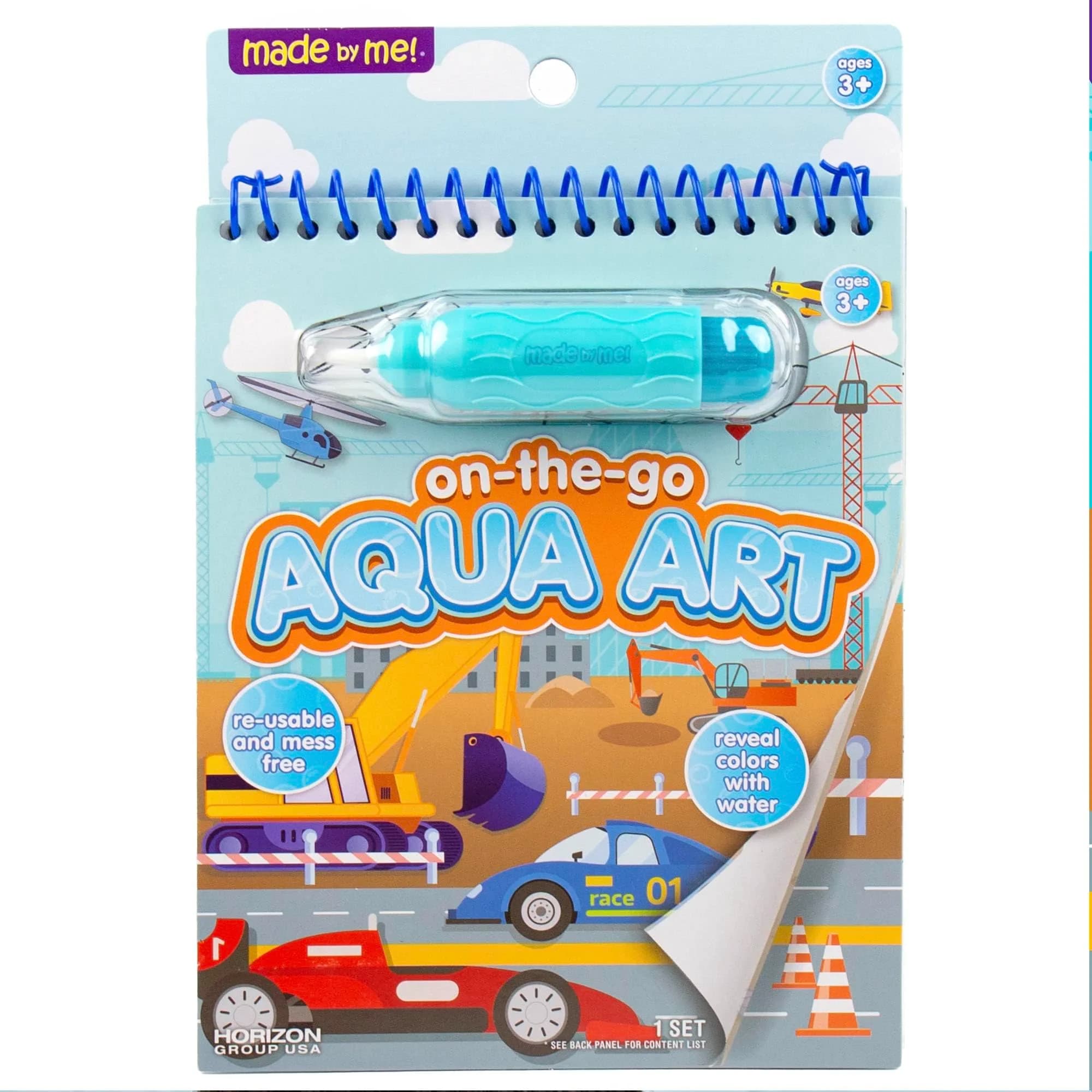 Care Bears Transportation Aqua Art Pad Paint with Water Books for Kids | Mess-Free Toddler Travel Activities - main product image