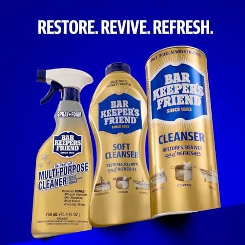 Bar Keepers Friend Soft Cleanser Liquid 26 oz x 2 | Rust & Grime Removal for Surfaces thumbnail 7