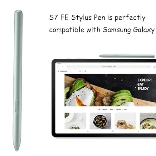Anglepingping 2 Pack Input Pen for Galaxy Tab S7 FE | Precise, Durable & Compatible (70-120 chars) thumbnail 5